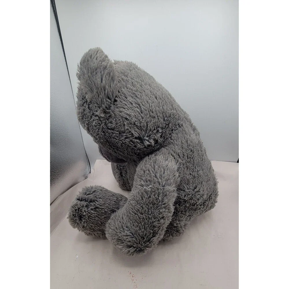 Hug Fun Teddy Bear Plush 18” Gray Grey Soft Stuffed Animal Large Cuddly Toy